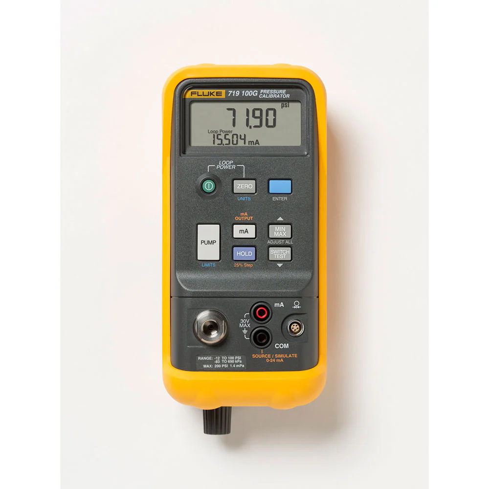 Fluke 719-30G 30PSI Range Electric Pressure Calibrator - Moutools