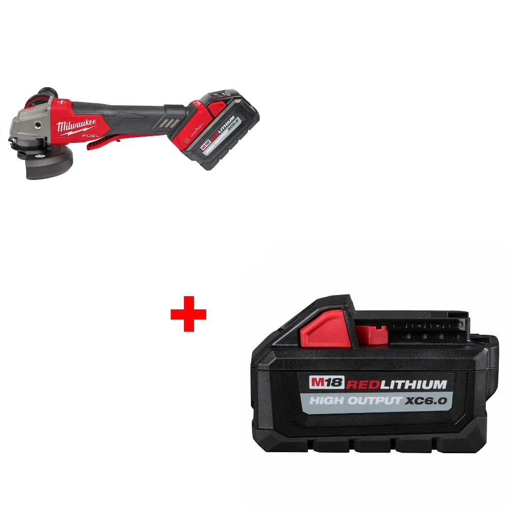 Milwaukee 2882-22 M18 FUEL Grinder Kit w/ 48-11-1865 M18 Battery Pack - Moutools