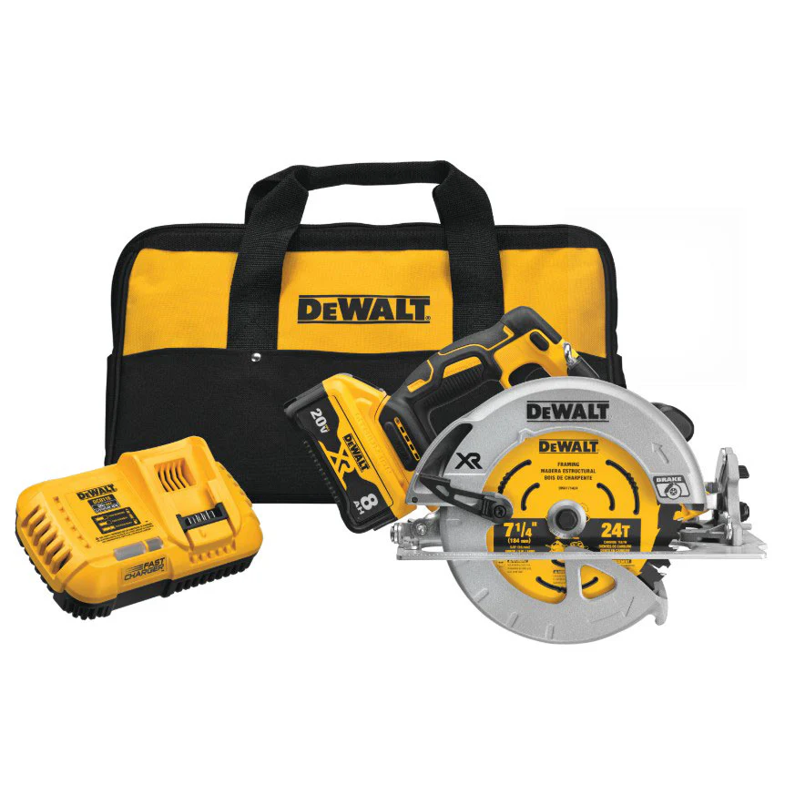 DeWalt DCS574W1 20V Max Power Detect Circular Saw Kit - Moutools