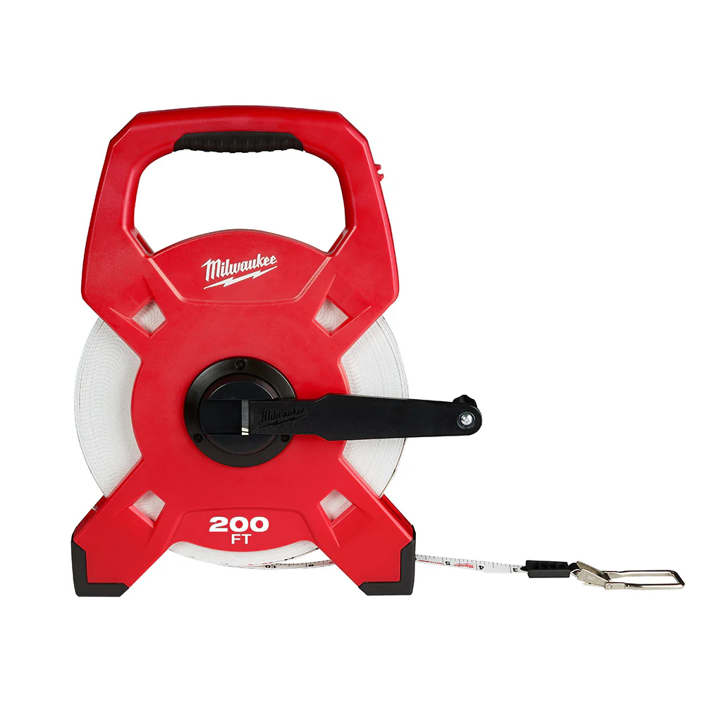 Milwaukee 48-22-5302 200' Fiberglass Open Reel Long Tape - Moutools