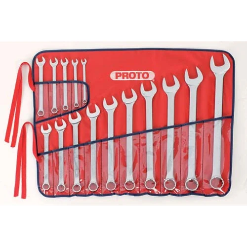 Proto J1200FASD 15 Pc. Combination ASD Wrench Set - 12 Point - Moutools