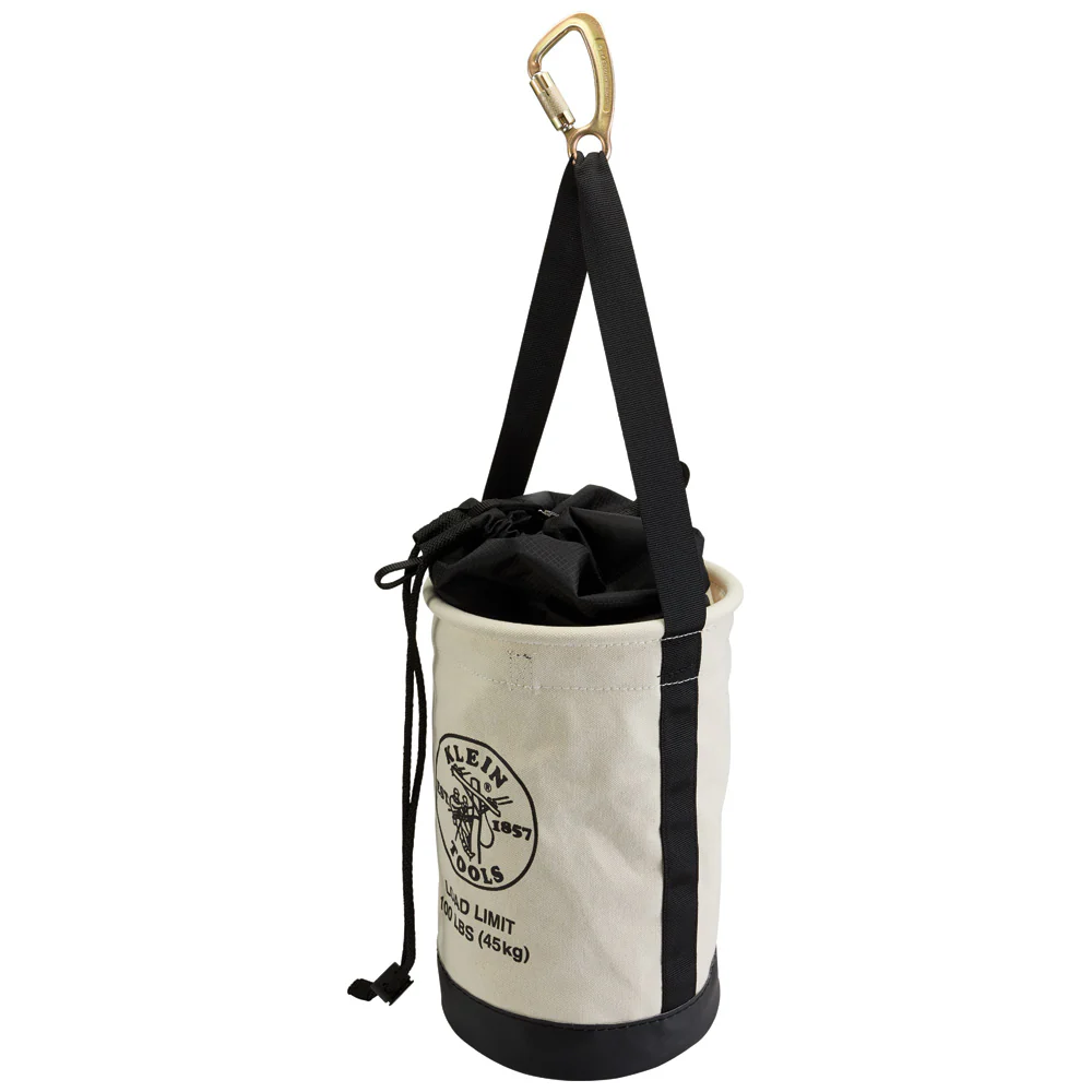 Klein 5114DSC Heavy Duty Drawstring Close Bucket, 17-Inch - Moutools