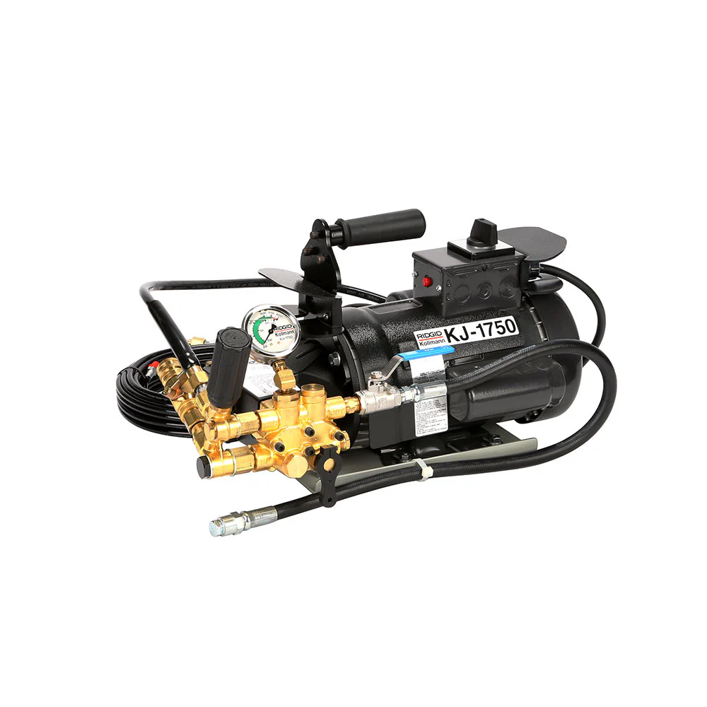 RIDGID 62687 KJ-1750 115 Volt Dual Pulse Jetter with Nozzle and Hose - Moutools