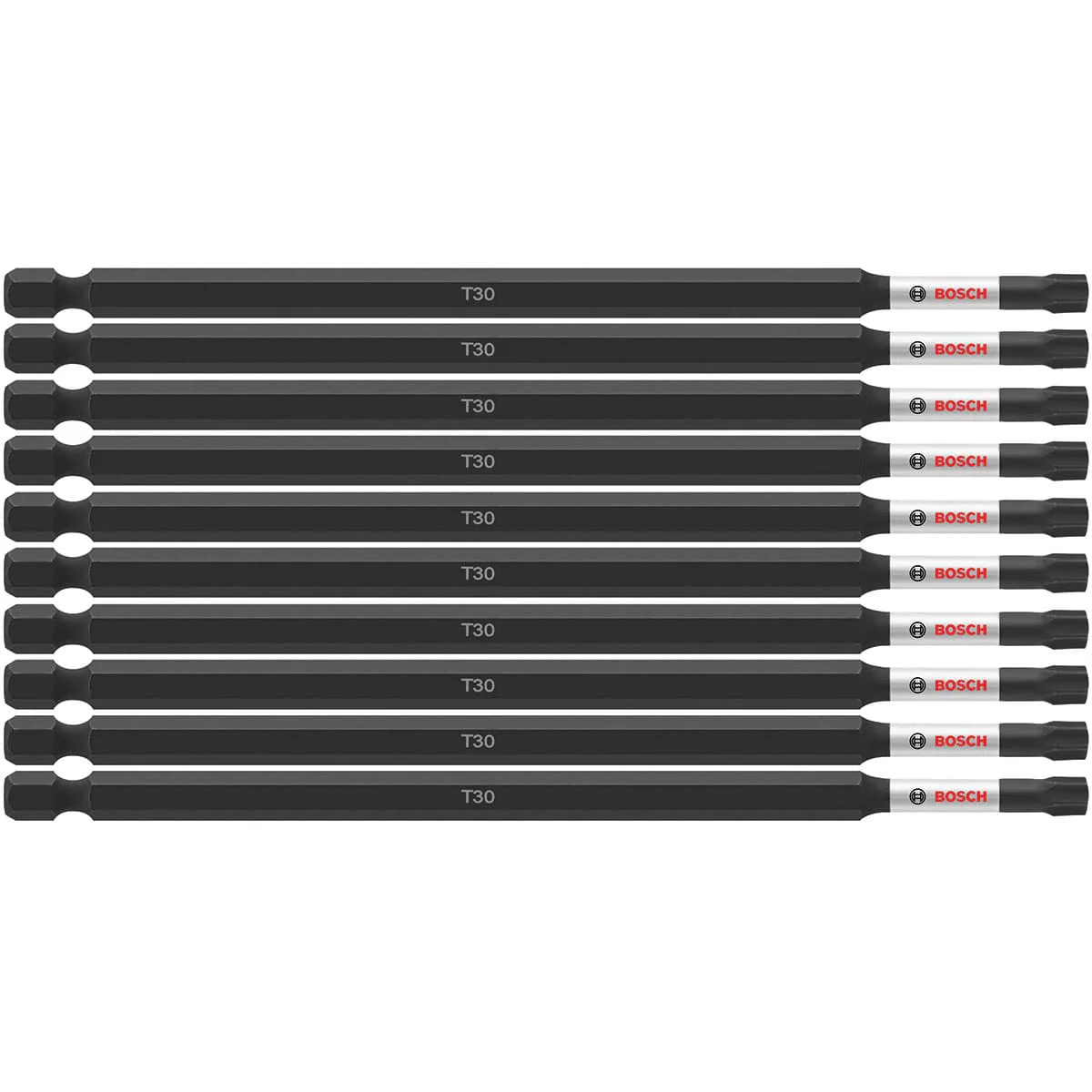 Bosch ITT306B 10 pc. Impact Tough 6 In. Torx #30 Power Bits (Bulk Pack) - Moutools