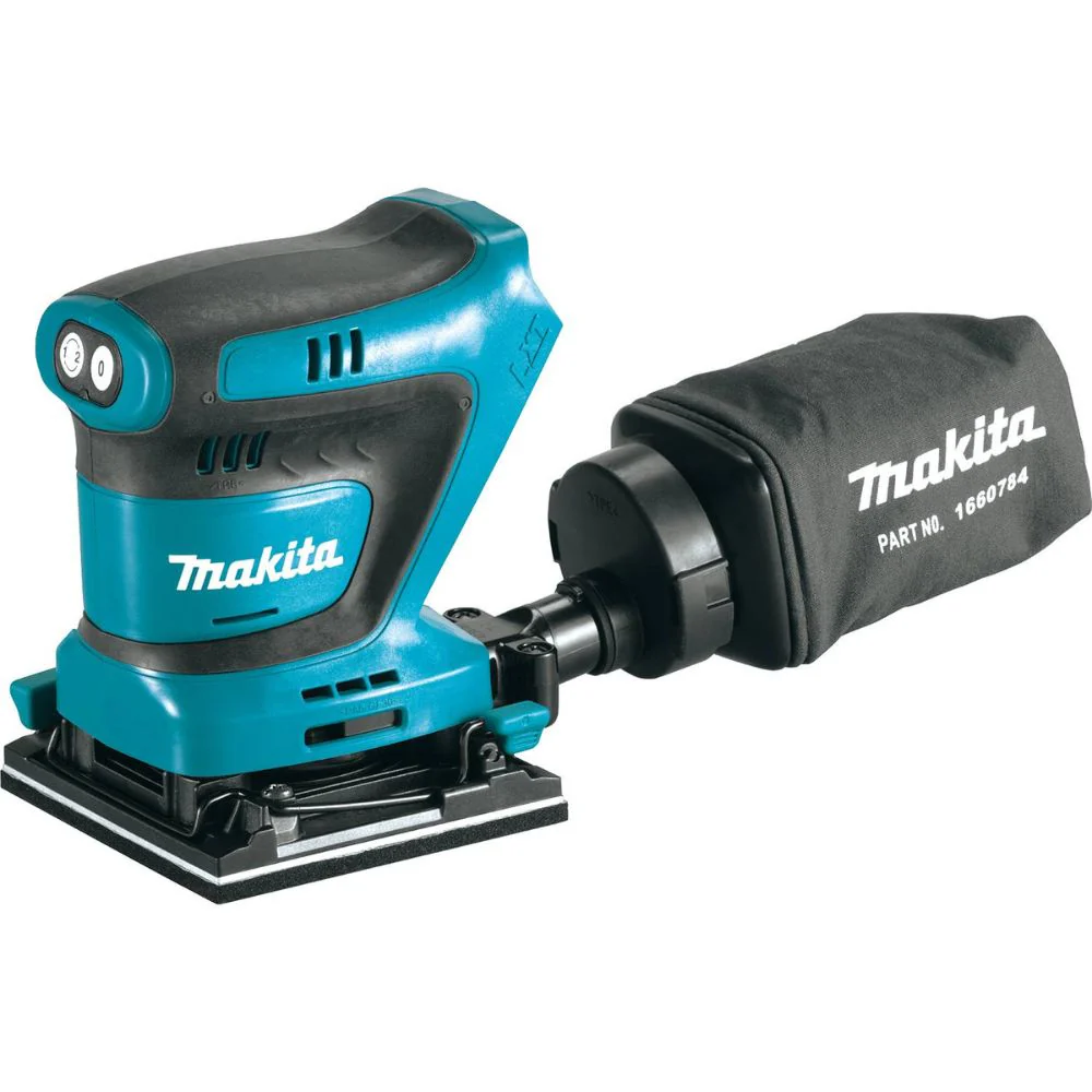 Makita XOB02Z 18V LXT Lithium-Ion Cordless 1/4 Sheet Finishing Sander, Tool Only - Moutools