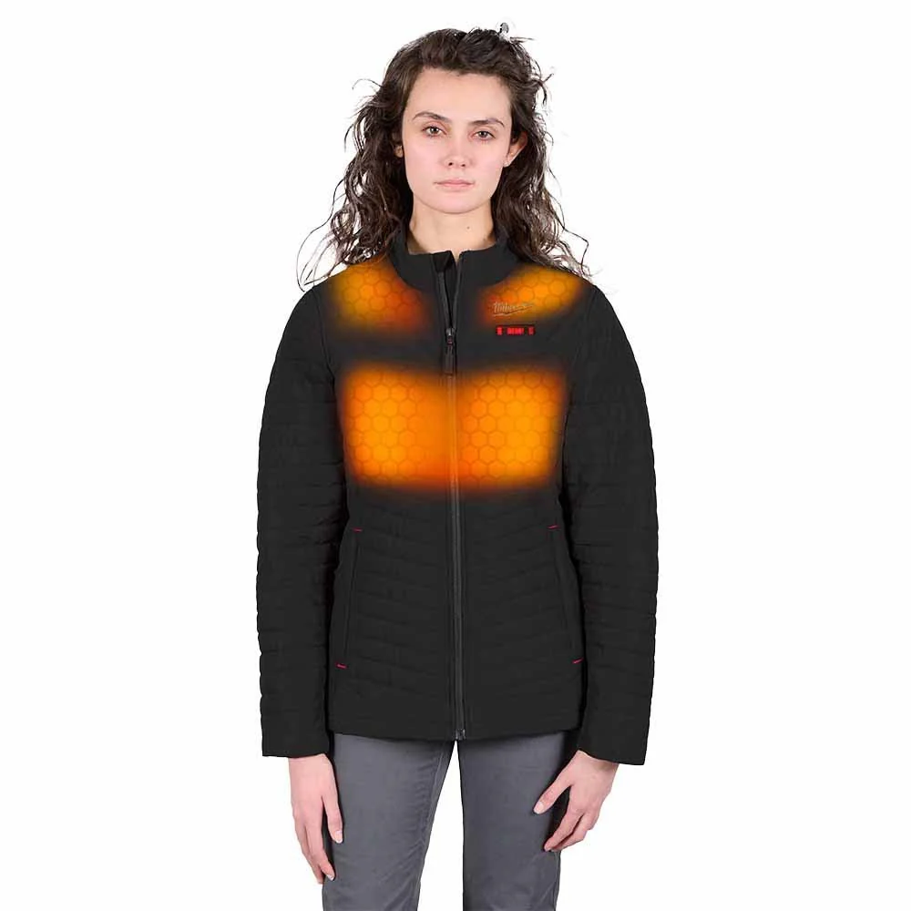Milwaukee F102B-21 M12 Women's Black Axis Jacket with (1) 3.0 Ah Battery and Charger - Moutools