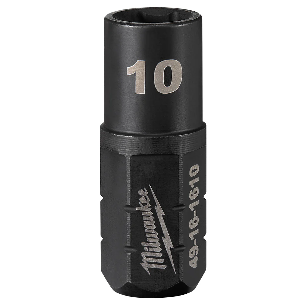 Milwaukee 49-16-1610 INSIDER Box Ratchet Socket 6 Point 10mm - Moutools