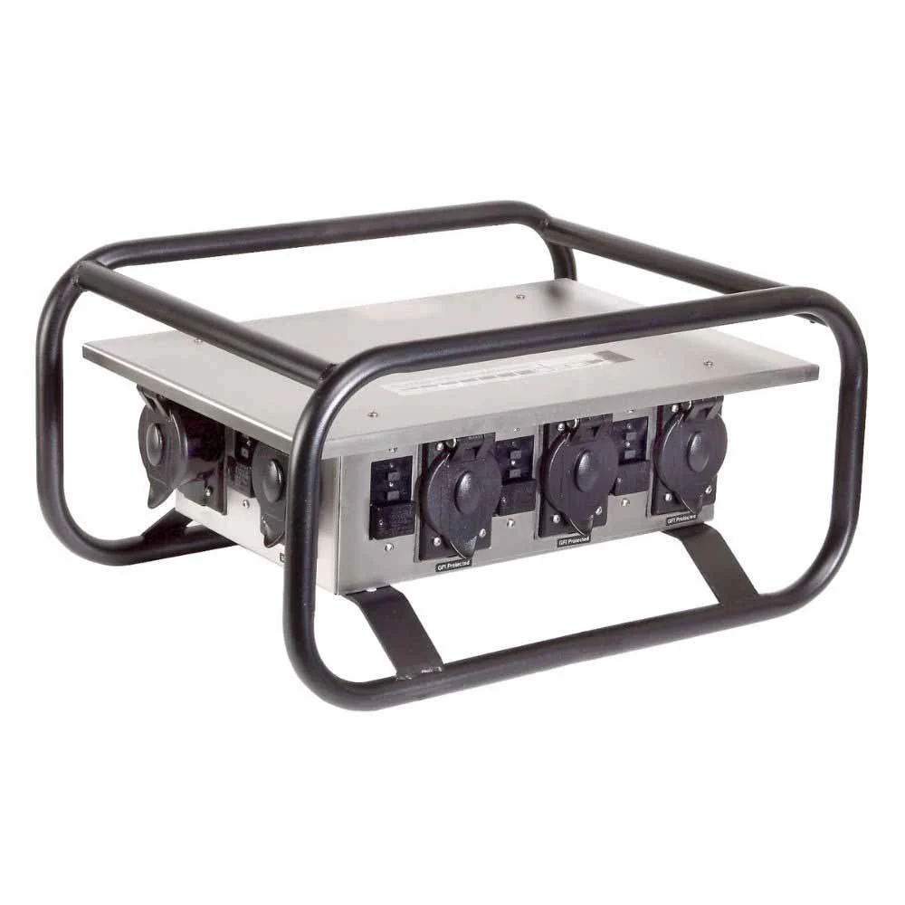 Southwire 7706TLCX X-Treme Box 50A 125/250V TL Power Distribution Box Stainless w/ Rugged - Frame - Moutools