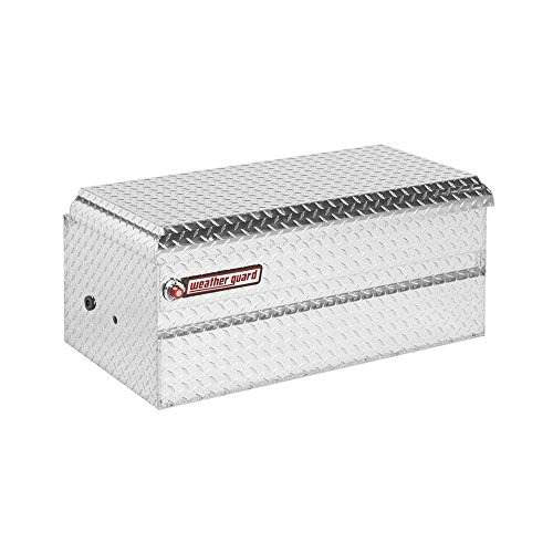 WeatherGuard 644-0-01 Clear Aluminum All-Purpose Chest, Compact, 6.0 Cu. Ft. - Moutools