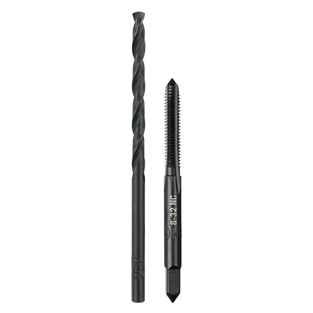 Milwaukee 49-57-5521 8-32 NC Straight Flute Plug Tap & #29 Drill Bit - Moutools