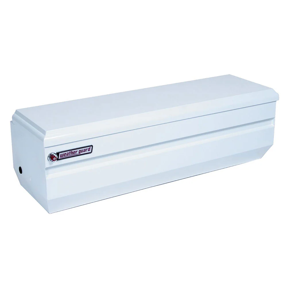 WeatherGuard 665-3-01 White Steel All-Purpose Chest, Full, 13.1 Cu. Ft. - Moutools