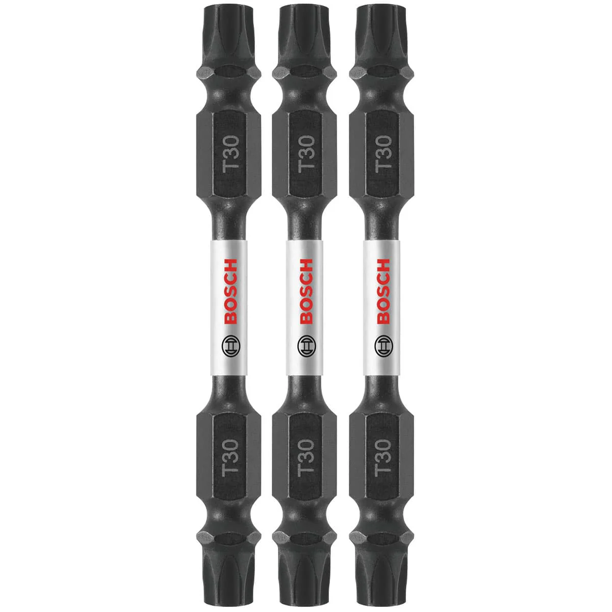 Bosch ITDET302503 3 pc. Impact Tough 2.5 In. Torx #30 Double-Ended Bits - Moutools