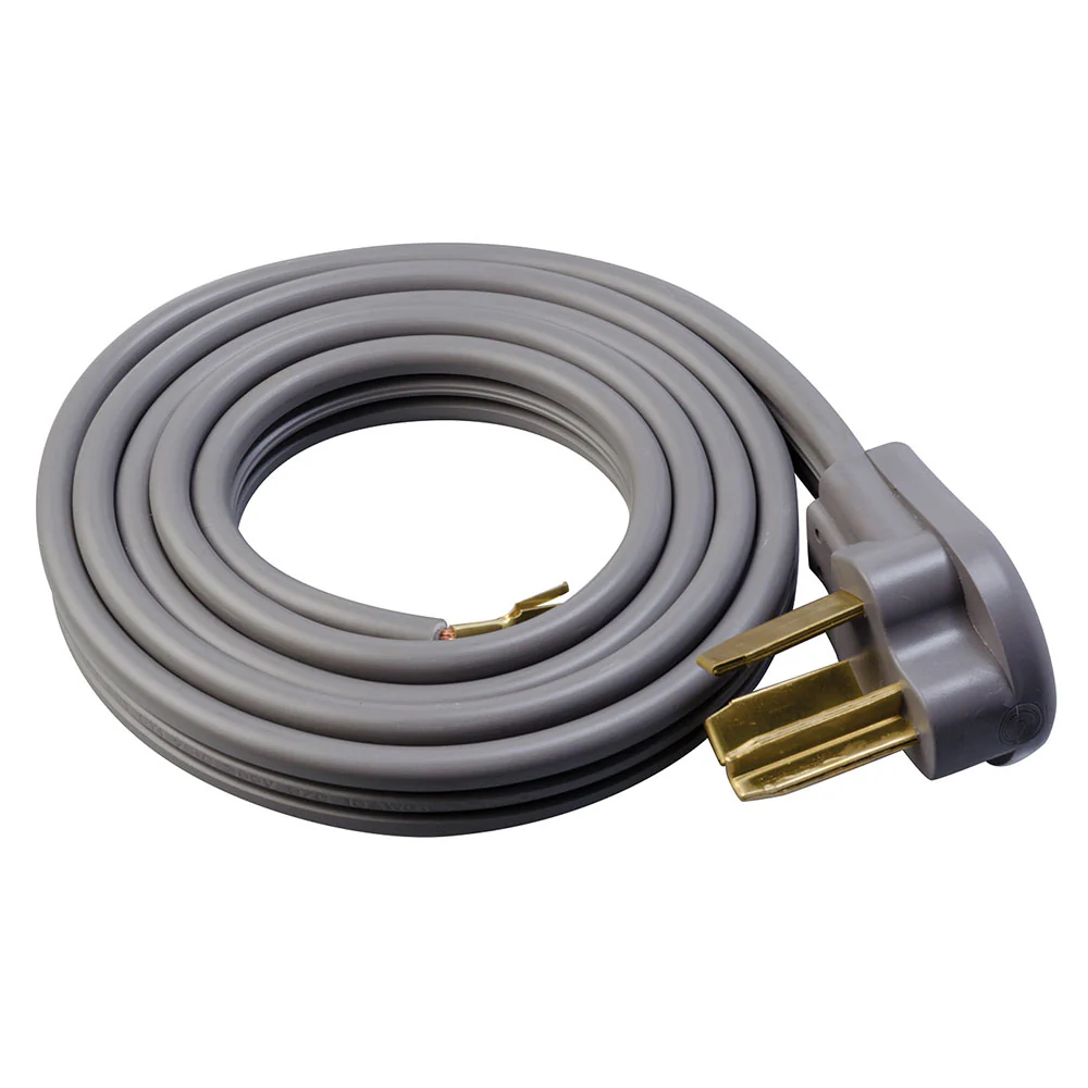 Southwire 9126SW8809 10/3 SRDT 30A Dryer 6' Gray Flat Cord with NEMA 10-30 Plug - Moutools