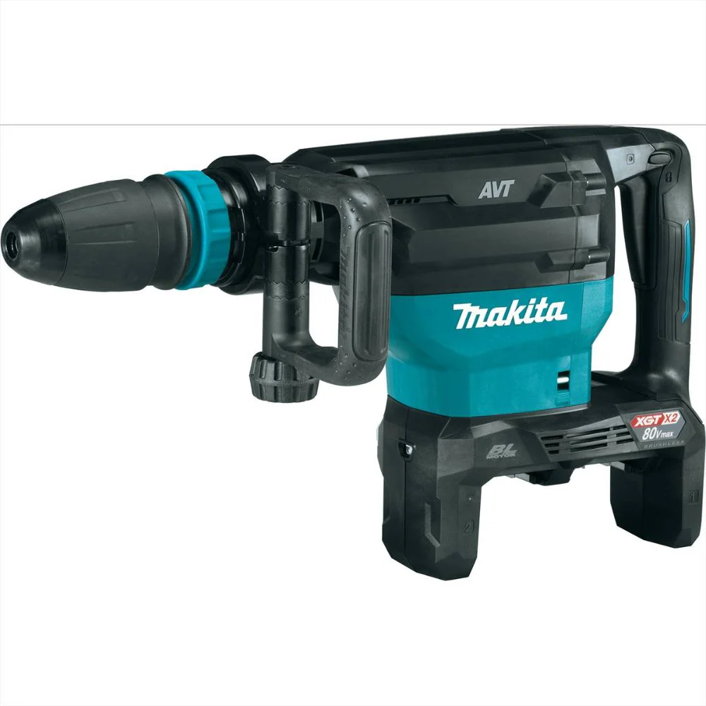 Makita GMH02Z 80V max (40V max X2) XGT Brushless 28 lb. AVT Demolition Hammer, accepts SDS-MAX bits, AWS Capable (Tool Only) - Moutools