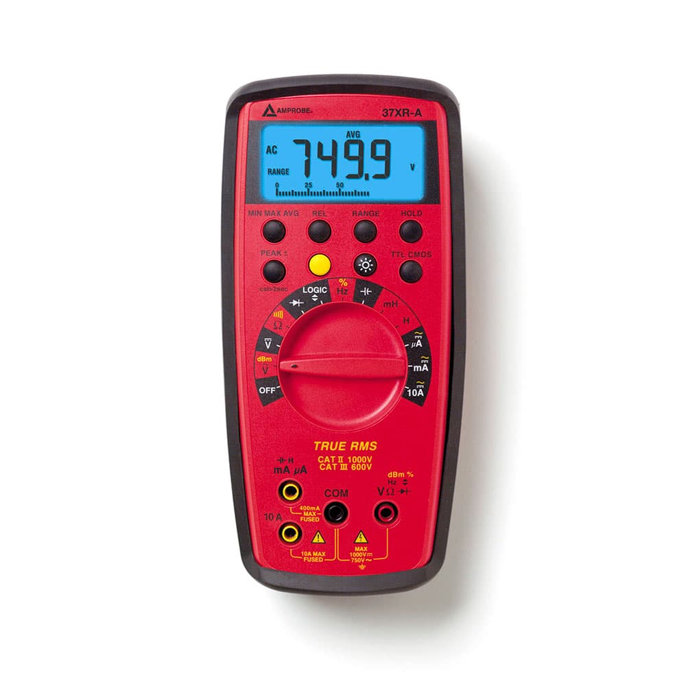 Amprobe 4867996 37XR-A True-RMS Autoranging Digital Multimeter with Component and Logic Test - Moutools