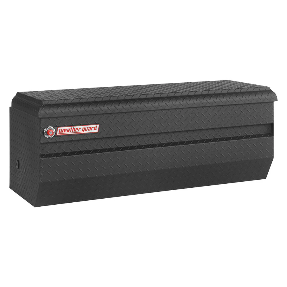 WeatherGuard 674-52-01 Black Aluminum All-Purpose Chest, Full Compact, 10.0 Cu. Ft. - Moutools