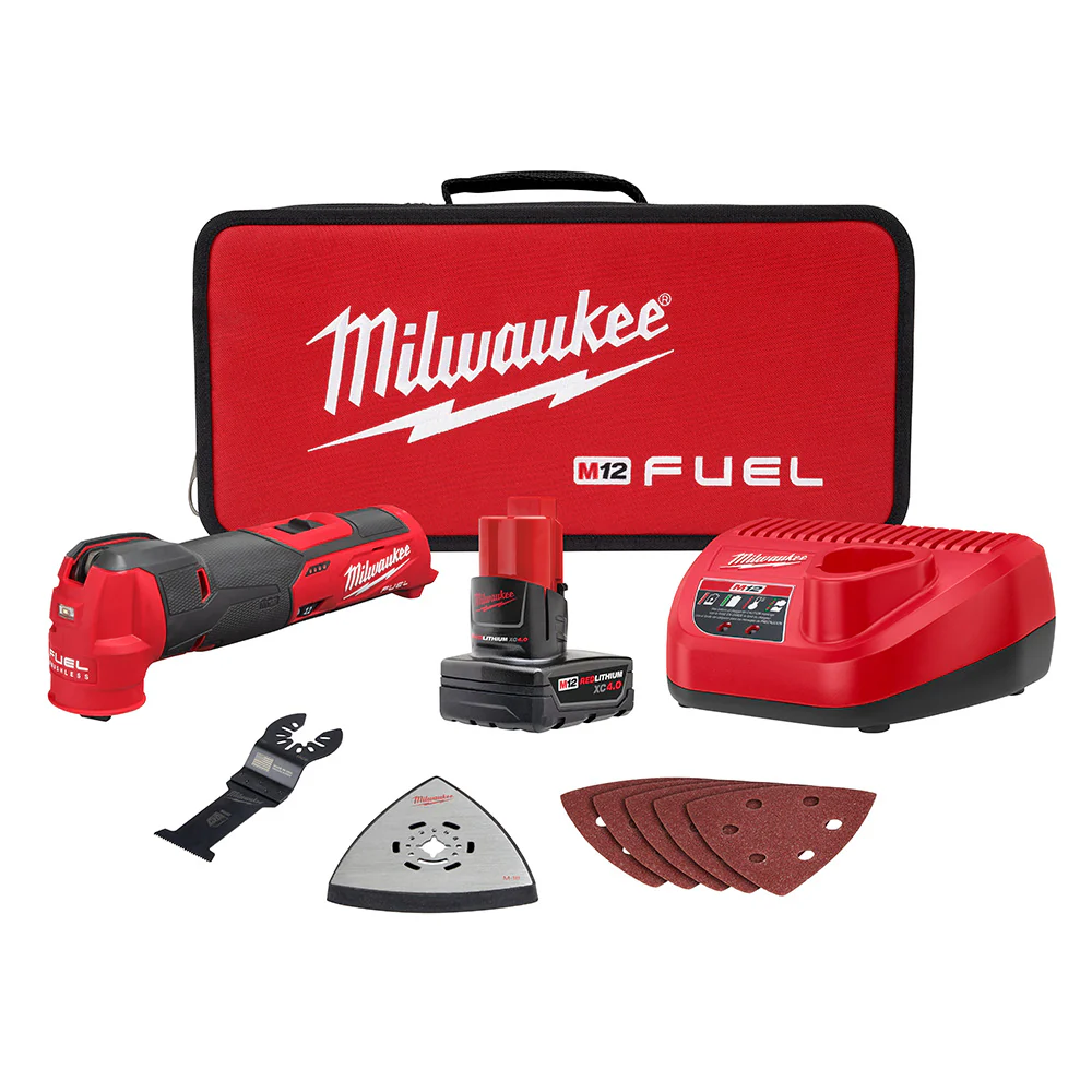 Milwaukee 2526-21XC M12 FUEL™ Oscillating Multi-Tool Kit - Moutools