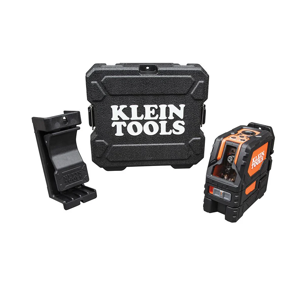 Klein 93LCLS Laser Level, Self-Leveling Cross-Line Level with Plumb Spot - Moutools