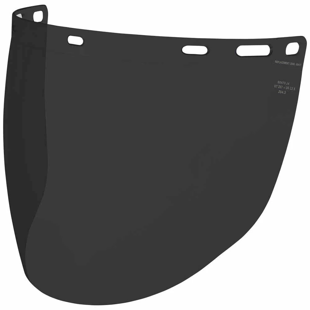 Klein Tools 60477 Replacement Face Shield Lens, Cap Style, Gray Tint - Moutools