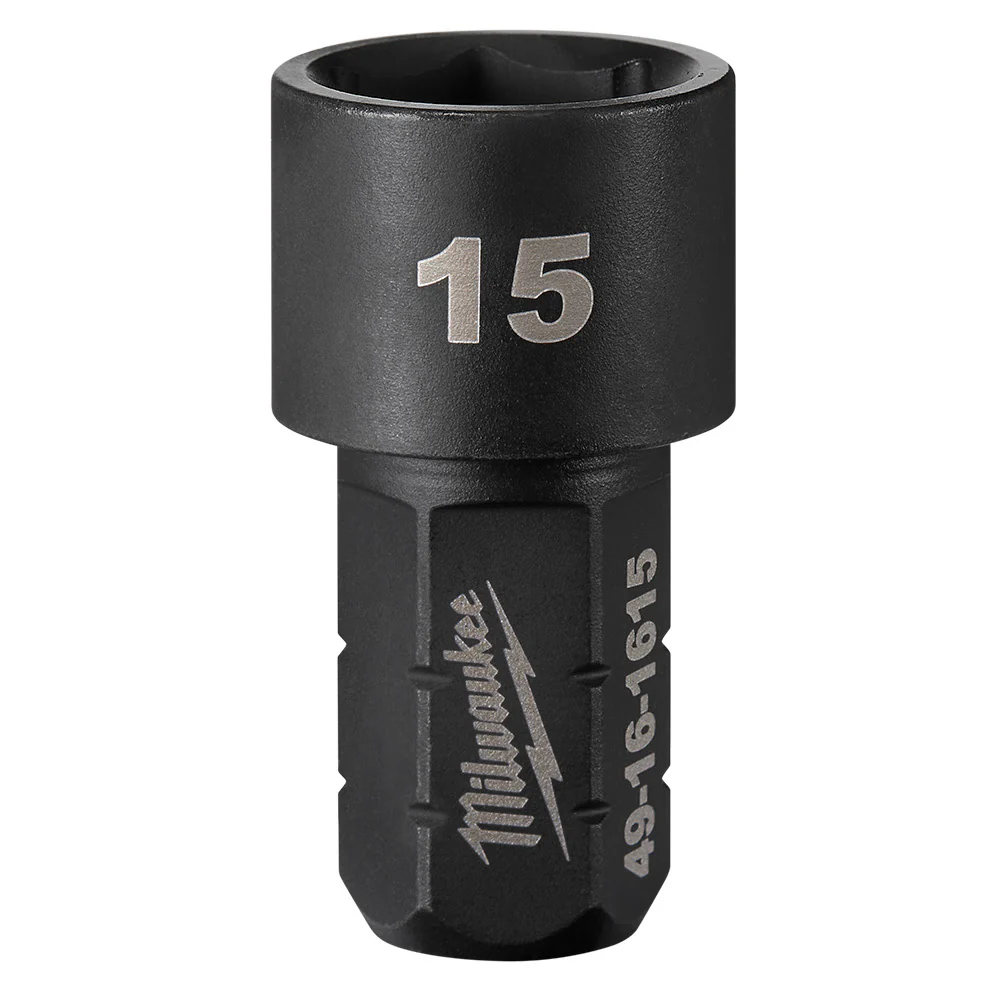 Milwaukee 49-16-1615 INSIDER Box Ratchet Socket 6 Point 15mm - Moutools