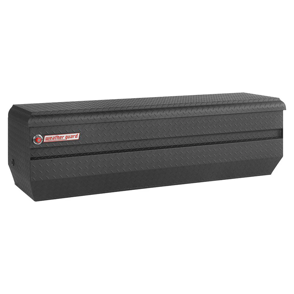 WeatherGuard 664-52-01 Black Aluminum All-Purpose Chest, Full, 13.1 Cu. Ft. - Moutools