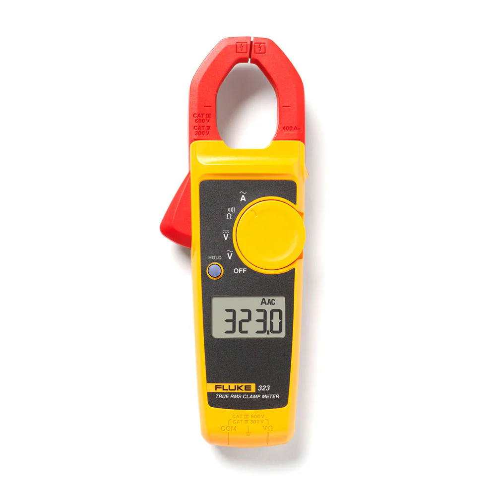 Fluke 4152628 323 True RMS AC Clamp Meter up to 400A, 600V AC/DC - Moutools