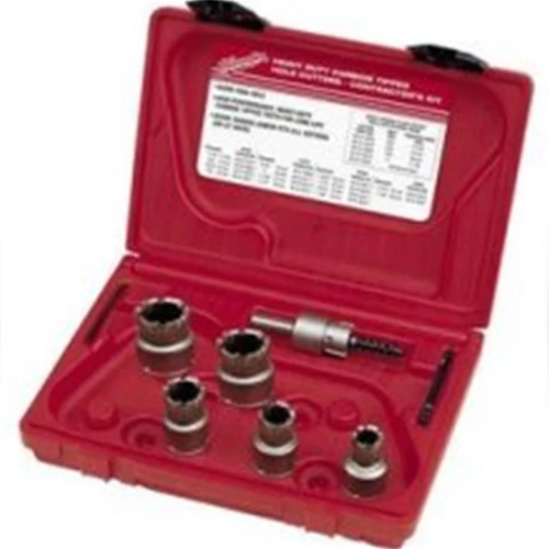 Milwaukee 49-22-8210 Carbide Cutter Kit For Sheet Metal 7 Piece - Moutools