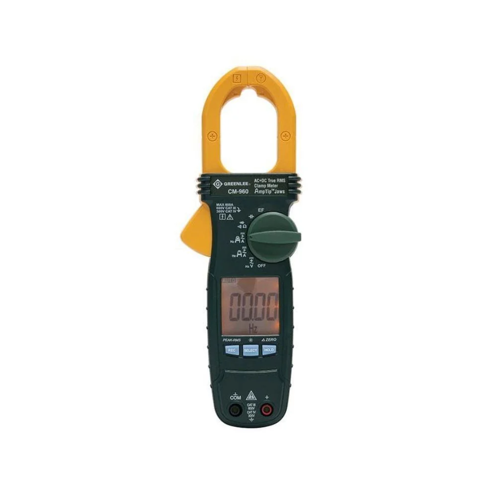 Greenlee CM-960-C 600 Amp AC & DC TRUE RMS Clamp Meter - Calibrated - Moutools