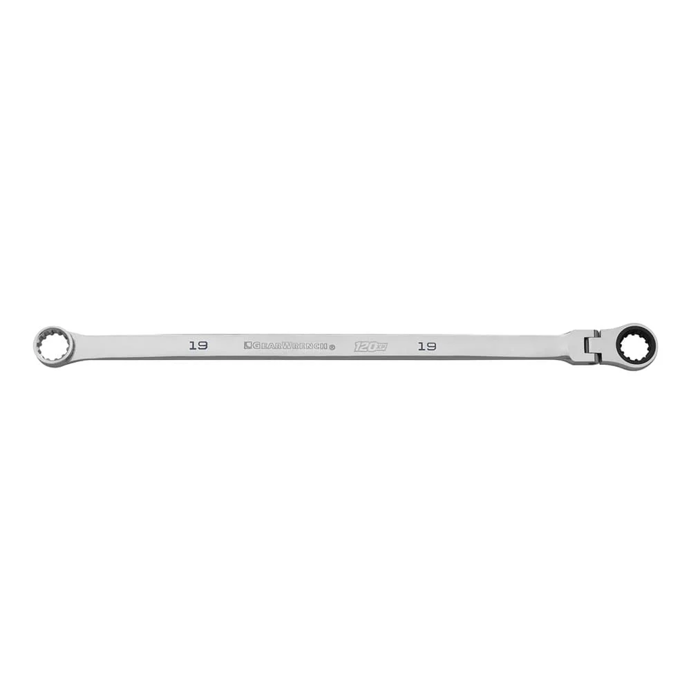 GearWrench 86117 17mm 120XP Universal Spline XL GearBox Flex Head Ratcheting Wrench - Moutools