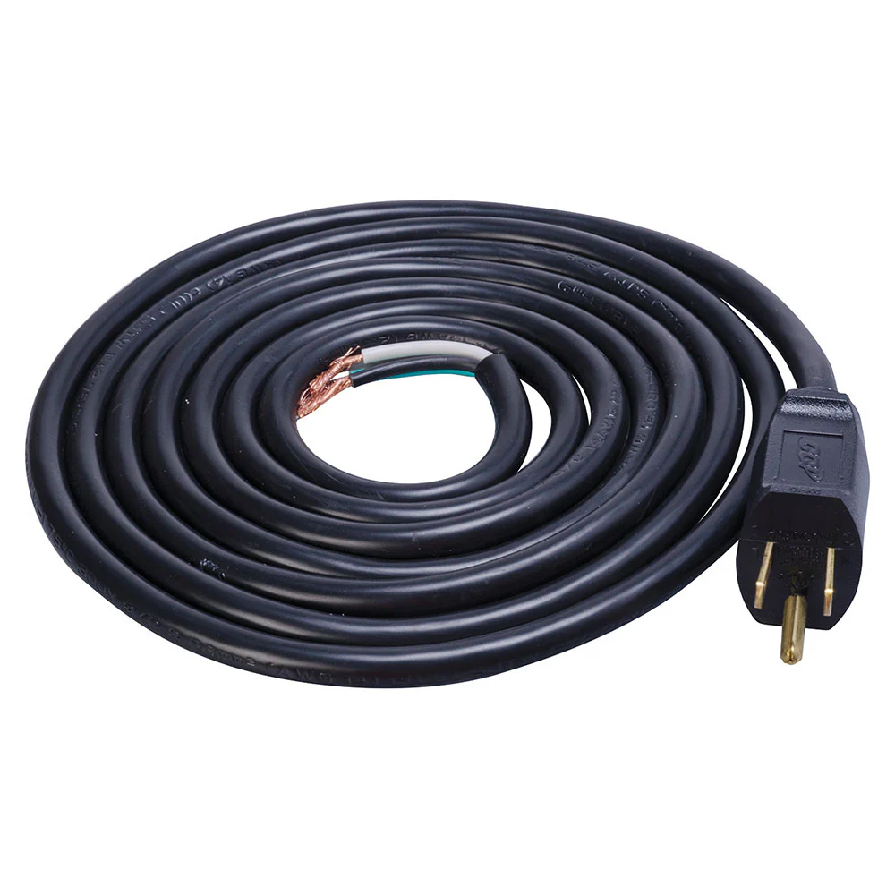 Southwire 9719SW8808 14/3 9' SJTW Power Supply Cord with NEMA 5-15 Plug - Moutools
