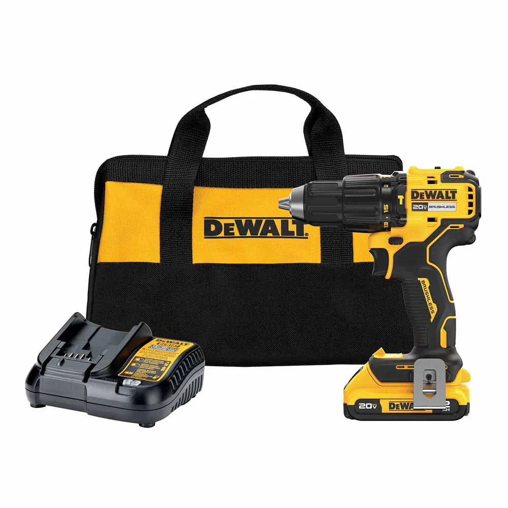 DeWalt DCD798D1 20V MAX Brushless Cordless 1/2 in. Hammer Drill Kit - Moutools