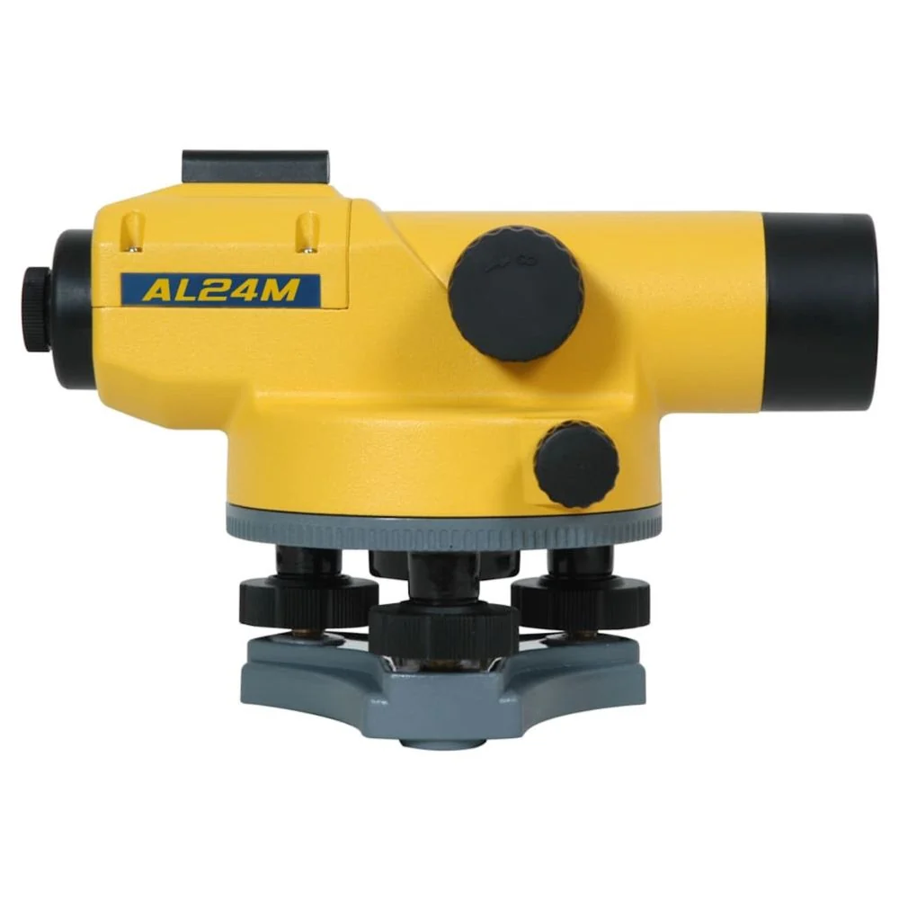Spectra AL24M-1 24X Magnetic Dampened Automatic Level with Tripod and Rod (Tenths) - Moutools