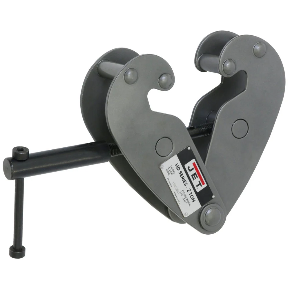 Jet JT9-202720 Jet HD-2T 2 Ton Large Capacity Beam Clamps - Moutools