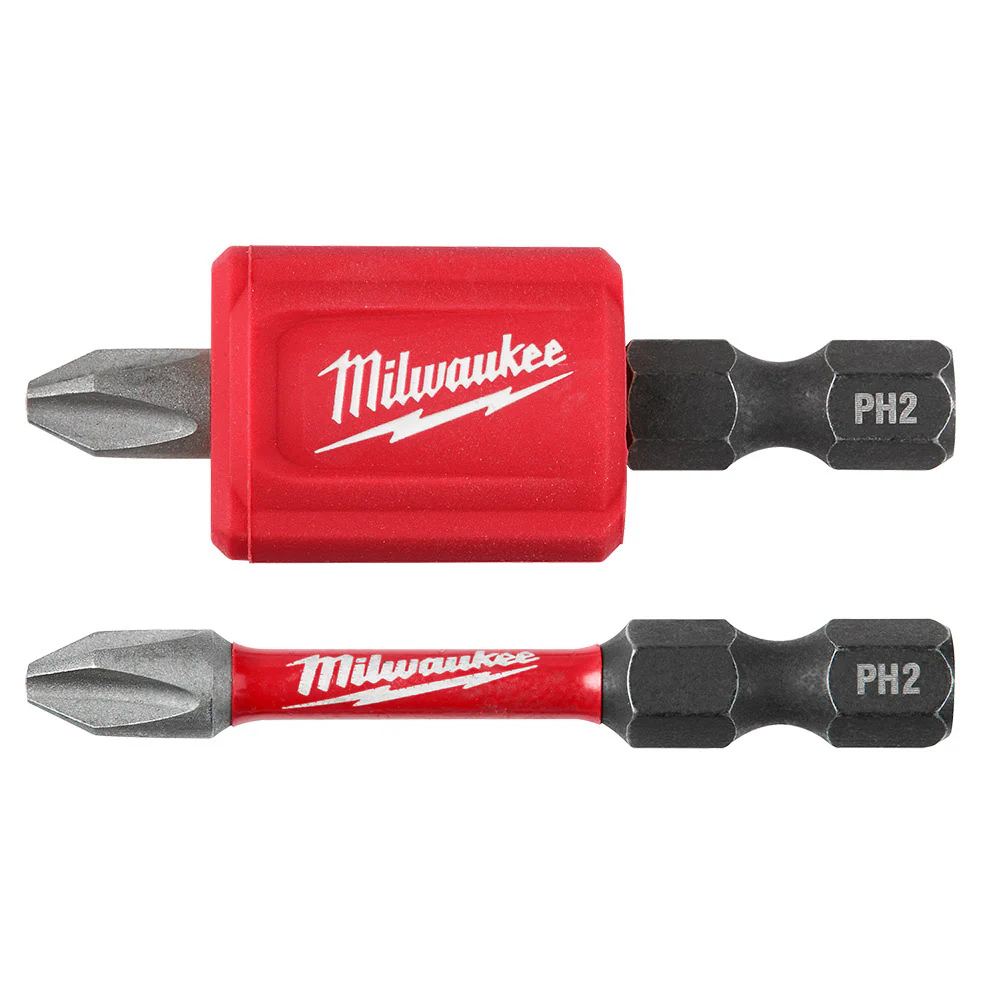 Milwaukee 48-32-4550 SHOCKWAVE Impact Duty Magnetic Attachment and PH2 Bit Set - 3PC - Moutools