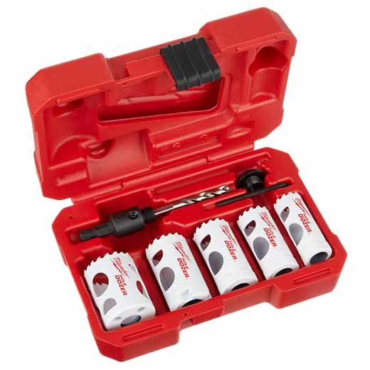 Milwaukee 49-22-4081 7 PC HOLE DOZER™ Mechanic's Hole Saw Kit - Moutools