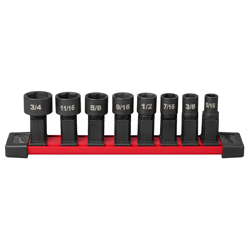 Milwaukee 49-16-1640 INSIDER Box Ratchet Socket SAE Set 8PC - Moutools