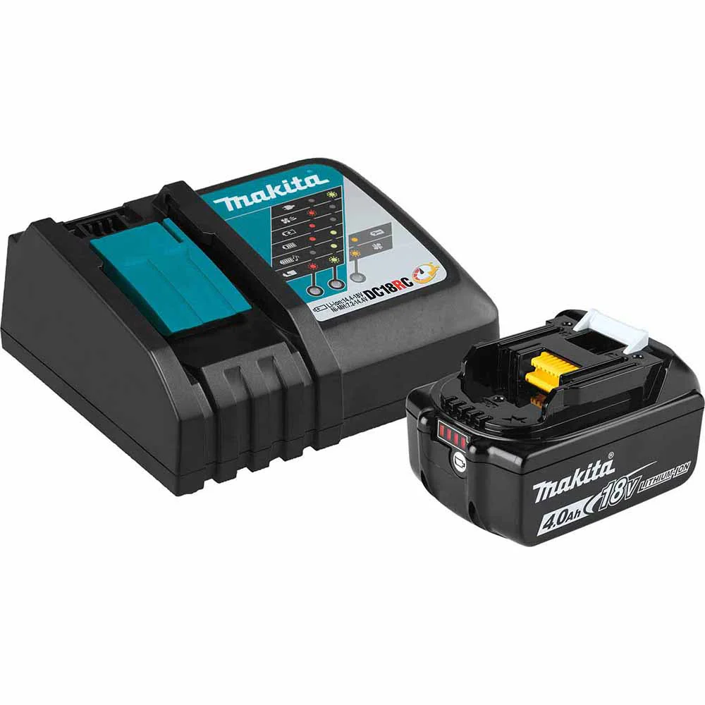 Makita ADBL1840BDC1 Outdoor Adventure 18V LXT Lithium-Ion Battery and Charger Starter Pack (4.0Ah) - Moutools
