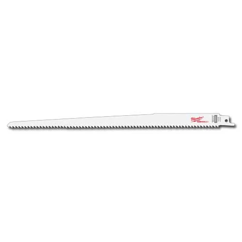 Milwaukee 48-00-5017 Super Sawzall Blade, 6 Teeth Per Inch 12-Inch, 5 Pack - Moutools