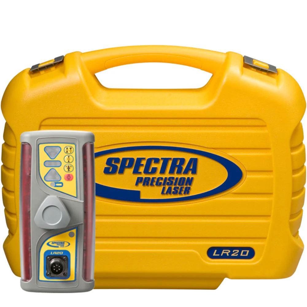 Spectra LR20 Compact Laser Receiver with Holding Clamps - Moutools