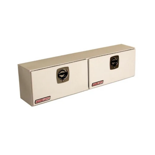 Weather Guard 264-3-01 White Steel Compact Hi-Side Truck Box - 7.4 Cu. Ft. - Moutools