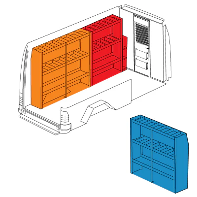 Weather Guard 600-3043 Contractor Sprinter Van Package - Moutools