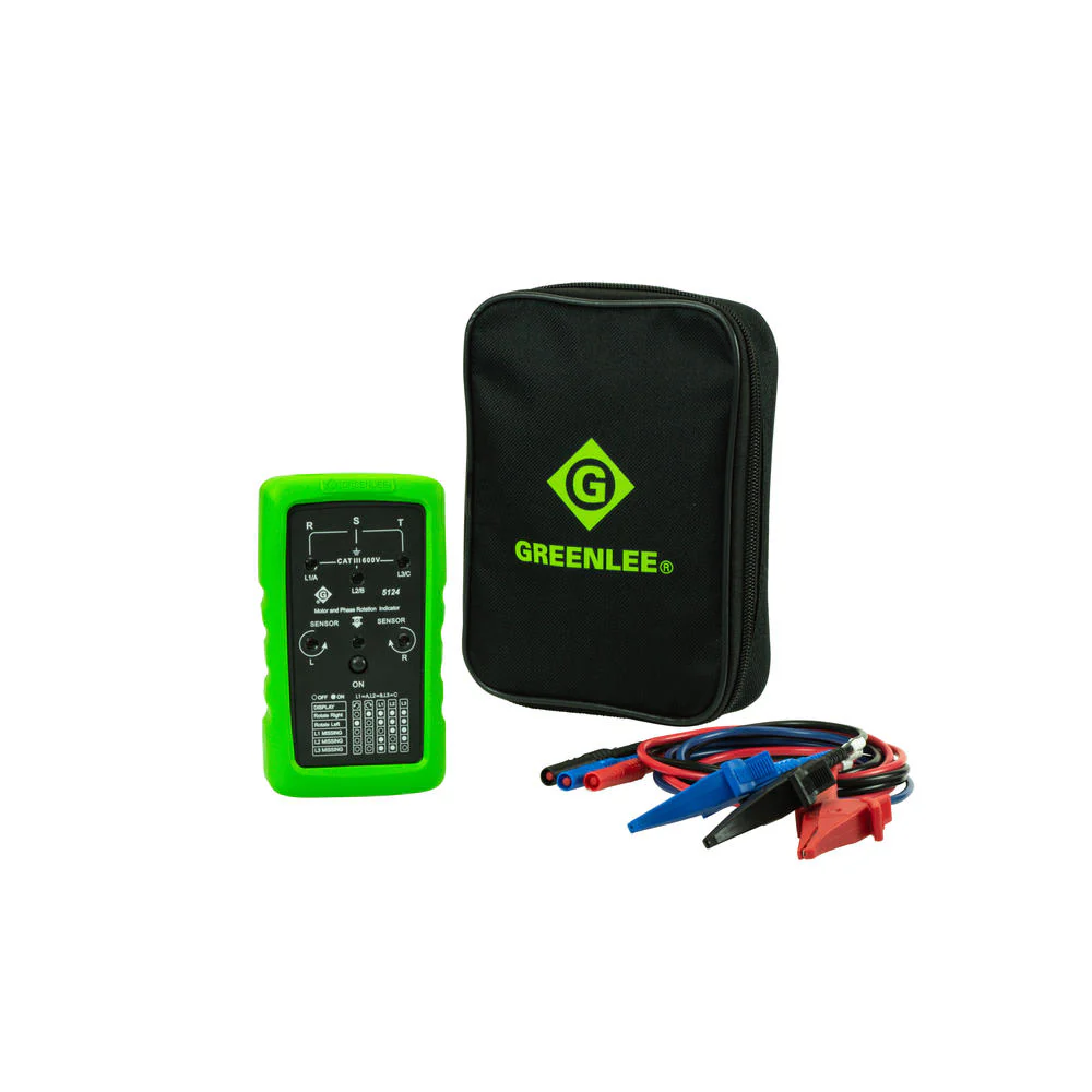 Greenlee 5124 Phase Sequence and Motor Rotation Meter - Moutools