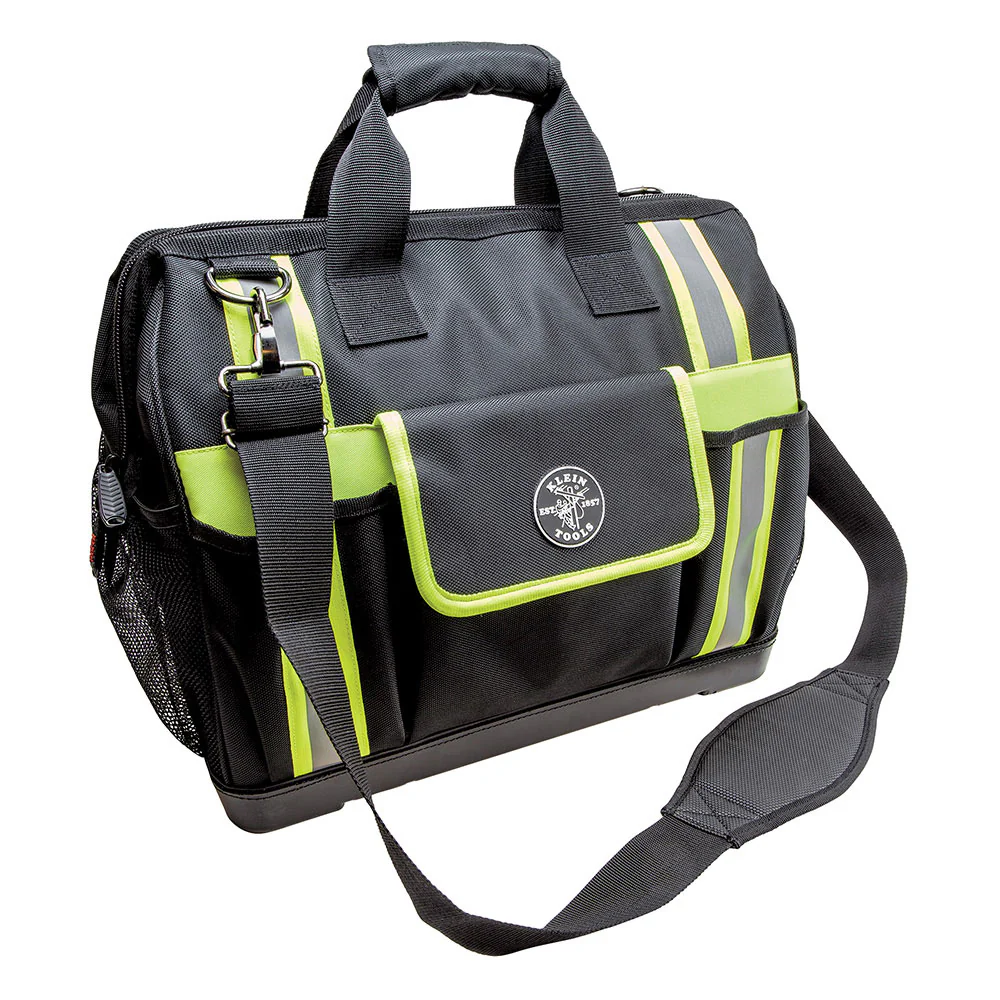 Klein 55598 Tradesman Pro High-Visibility Tool Bag - Moutools