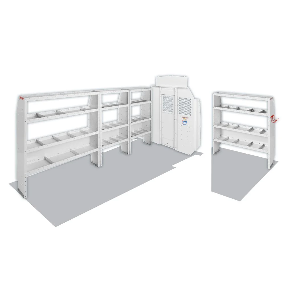 WeatherGuard 600-8440X Commercial Shelving Van Package, High-Roof, RAM ProMaster - Moutools