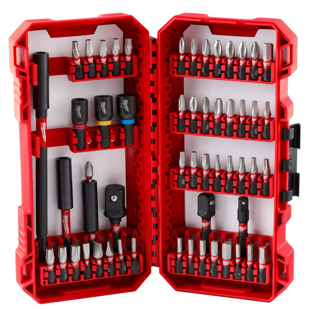 Milwaukee 48-32-4096 SHOCKWAVE Impact Duty Driver Bit Set - 55PC - Moutools