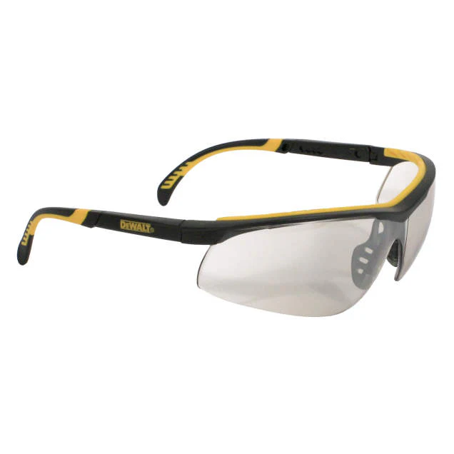 Dewalt DPG55-9D DC Safety Glasses, Black Frame, Indoor/Outdoor Lens - Moutools