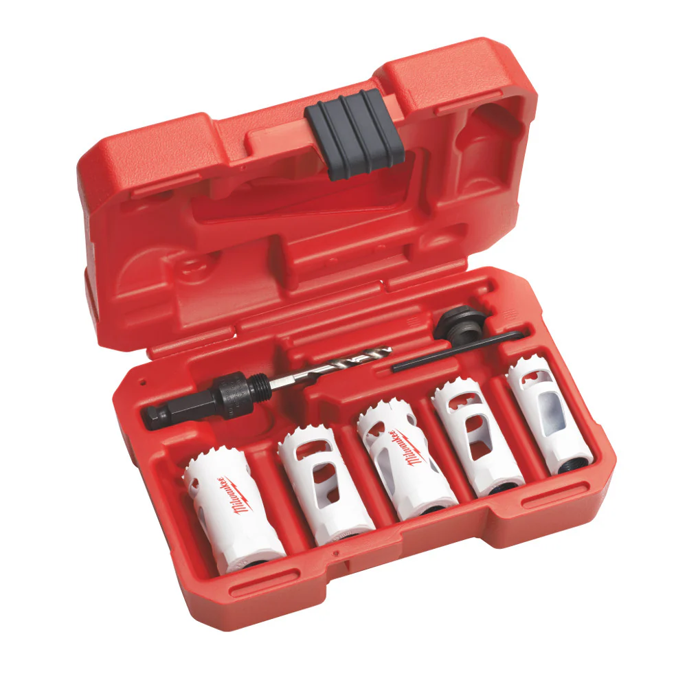 Milwaukee 49-22-4083 Automotive Compact Hole Dozer™ Hole Saw Kit (7 Piece) - Moutools
