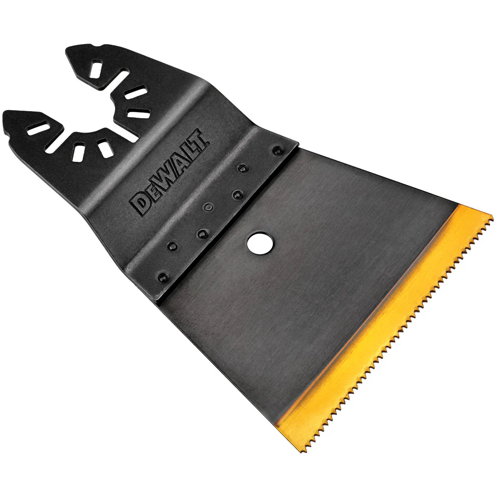 DeWalt DWA4281 Titanium Nitride Coating Bi-Metal Wood with Nails Universal Fitment Oscillating Blade - Moutools