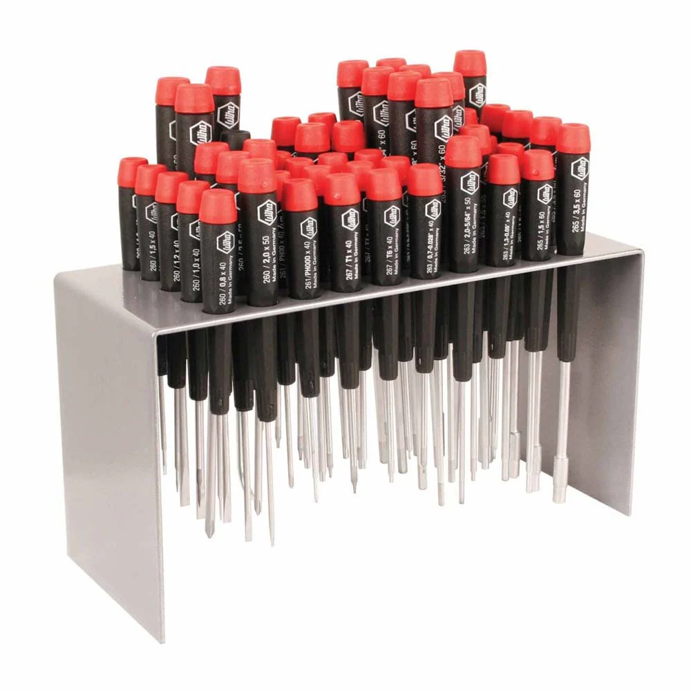 Wiha 92190 50 Piece Master Technician's Classic Screwdriver Bench Top Set - Moutools