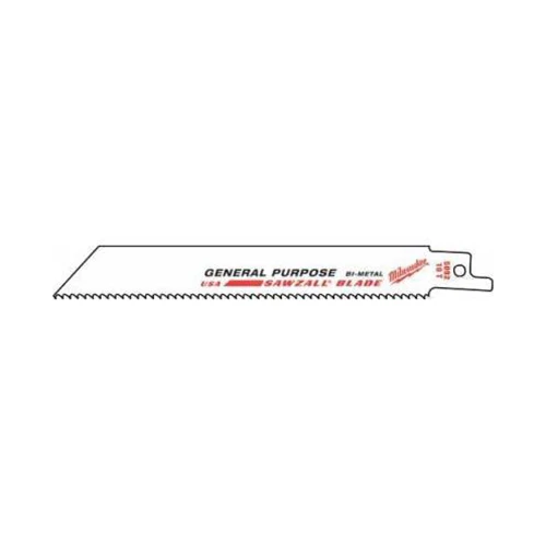 Milwaukee 48-01-7037 Super Sawzall Blade 5 Teeth per Inch 12-Inch Length (100 Pack) - Moutools